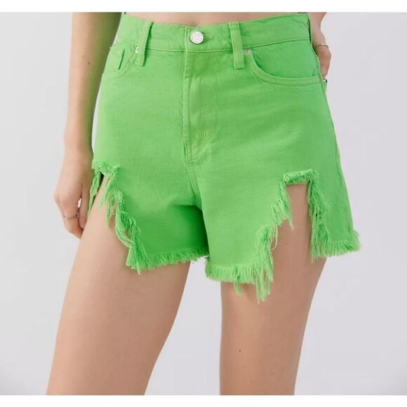 BDG Chewed A-Line Denim Short- NWT-women Size 27 - Picture 3 of 5